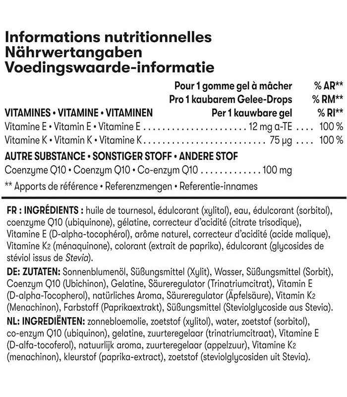 Herbalife Gels CoQ10Vita, 30 kaubare Gelee-Drops - Herbalife Selbständiges Mitglied Schweiz